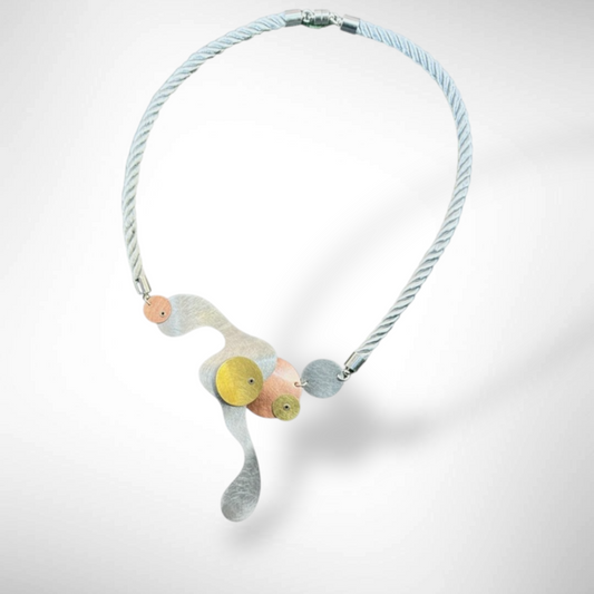 POP 1 Dripping BUBBLE Large Pendant Style Necklace