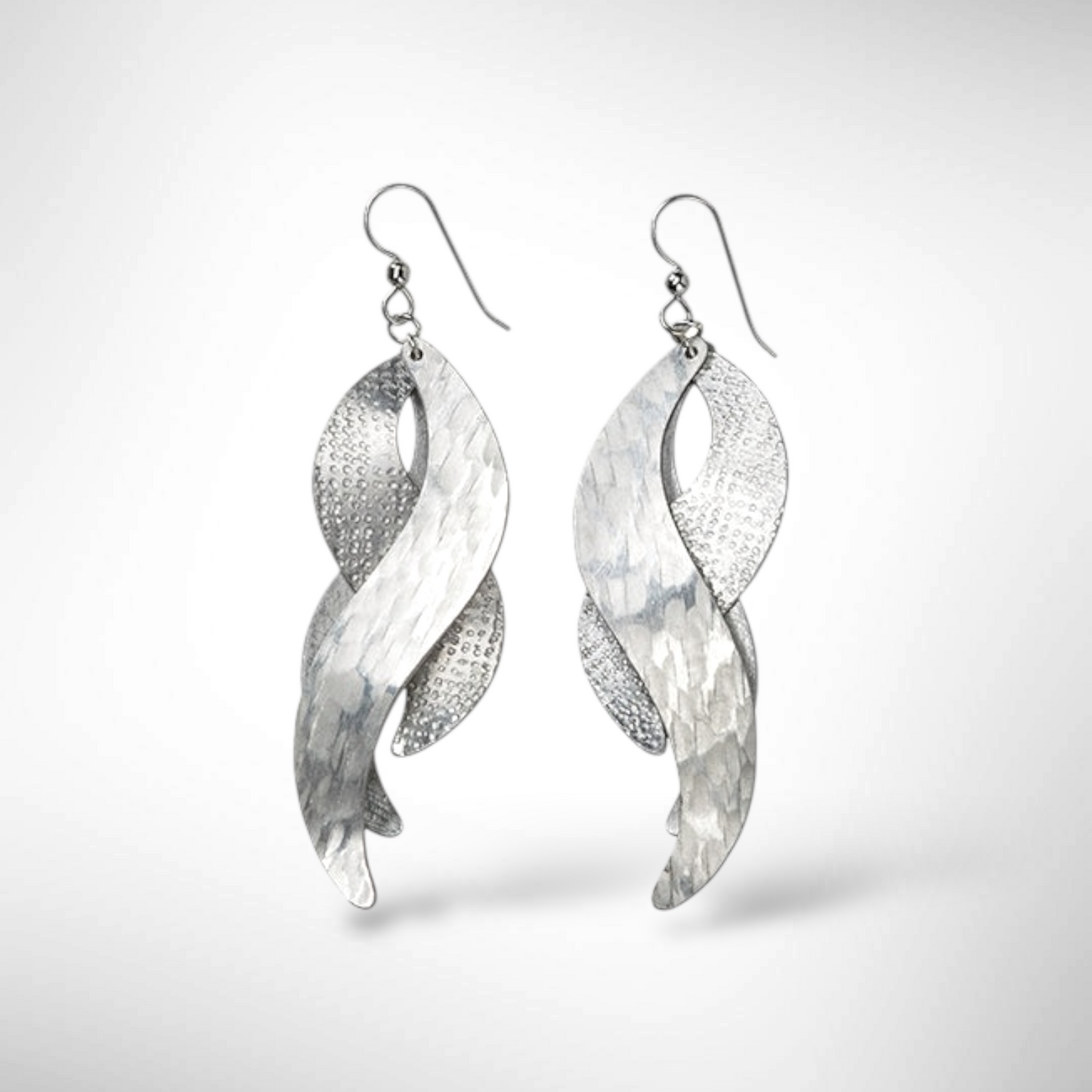 SAND - Our most popular earring! 3 piece ocean themed Modern Dangle Earring from the WATER Collection