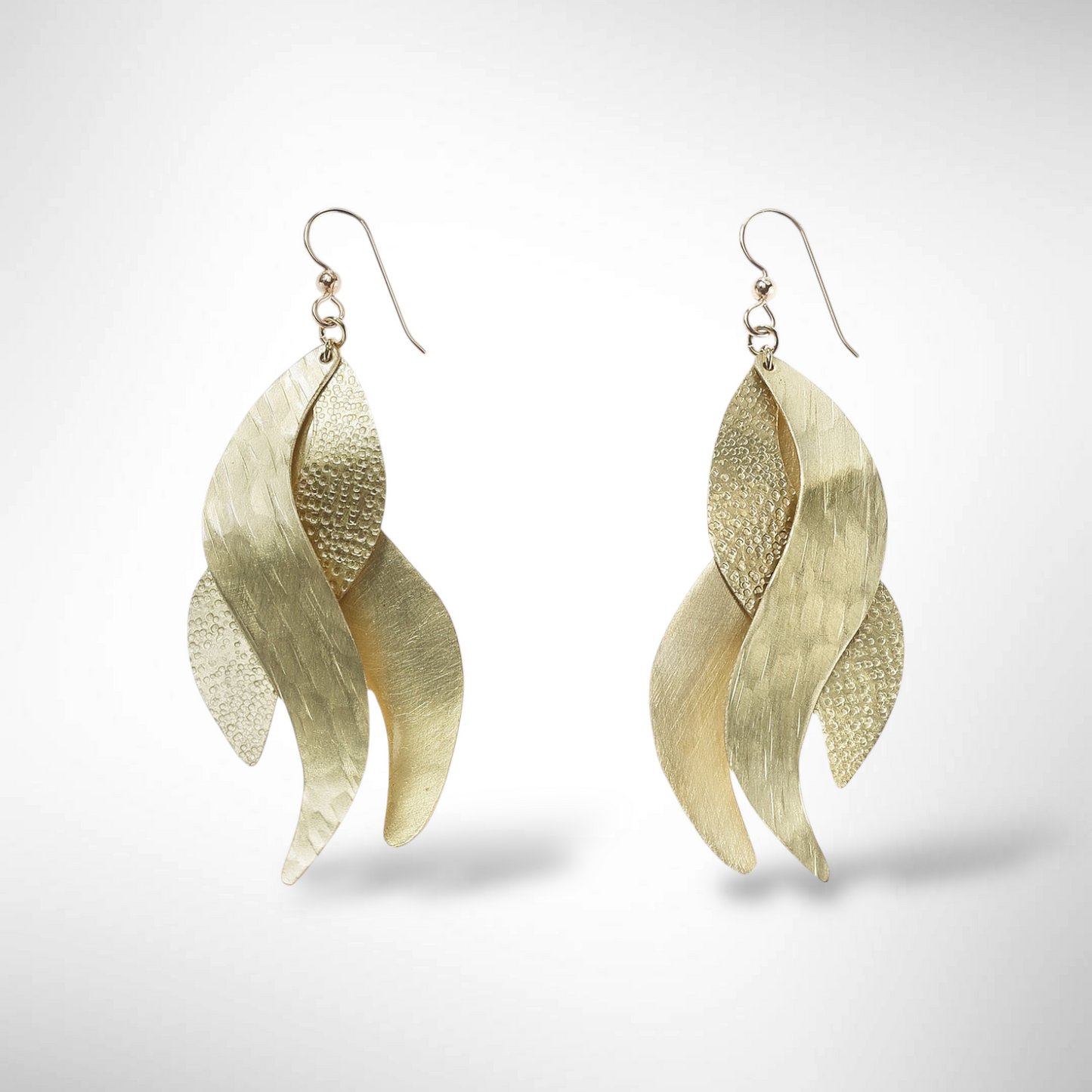 SAND - Our most popular earring! 3 piece ocean themed Modern Dangle Earring from the WATER Collection
