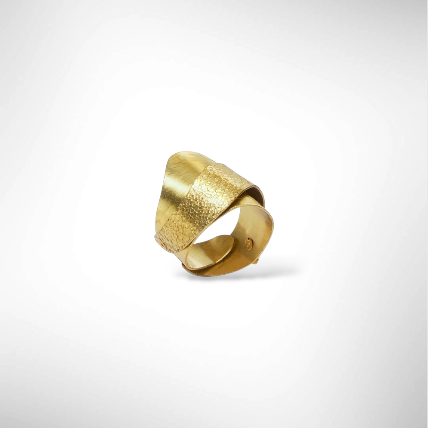SWELL - Overlapping Wave Band Style Ring from the WATER Collection