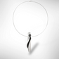 BARREL Single Wave Modern Collar Pendant Necklace from the WATER Collection