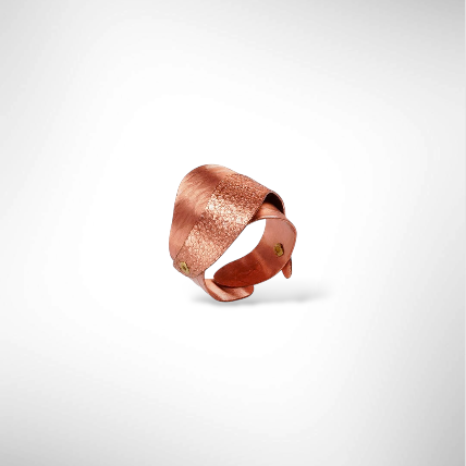 SWELL - Overlapping Wave Band Style Ring from the WATER Collection