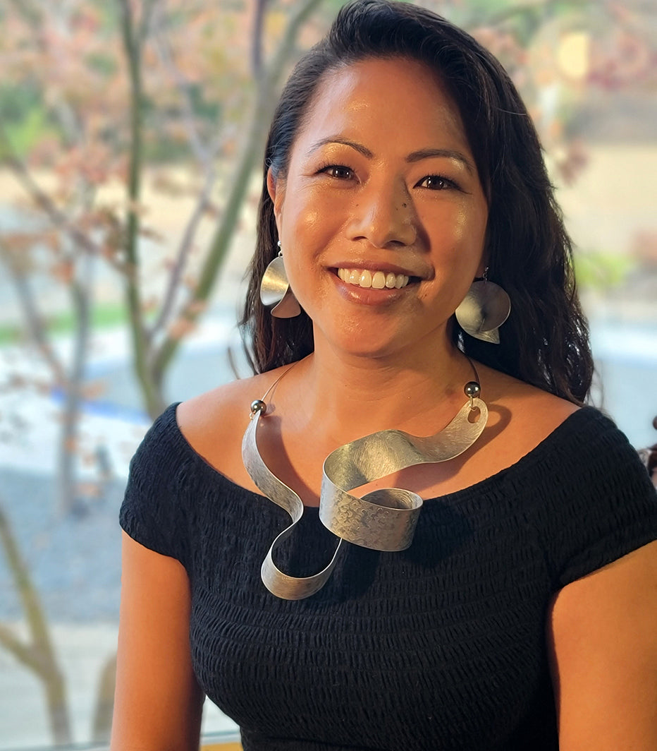 DECIBEL 1 Super Lightweight Aluminum Conical Earrings from the SOUND Collection