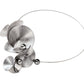 DECIBEL 1 Crank up the volume with this multi sided Statement Necklace from the SOUND Collection with Simulated Pearls