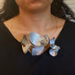 DECIBEL 1 Crank up the volume with this multi sided Statement Necklace from the SOUND Collection with Simulated Pearls