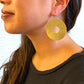 BURST LARGE Dramatic Disc Earrings explode with style