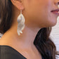 SAND - Our most popular earring! 3 piece ocean themed Modern Dangle Earring from the WATER Collection