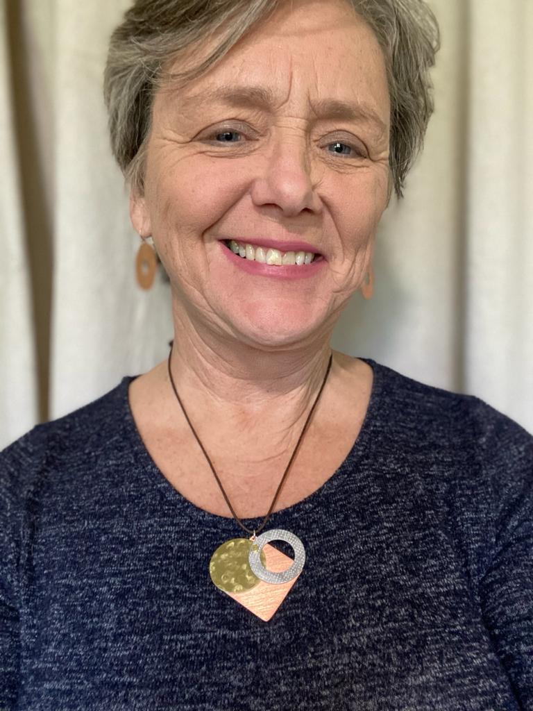 SECRET MESSAGE Unisex Adjustable Mixed Metal Heart Pendant Necklace