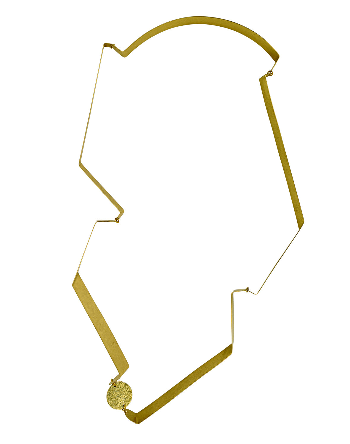 SHARE 3 Long Over the Head Multi-Part Statement Necklace from the FIGURE Collection