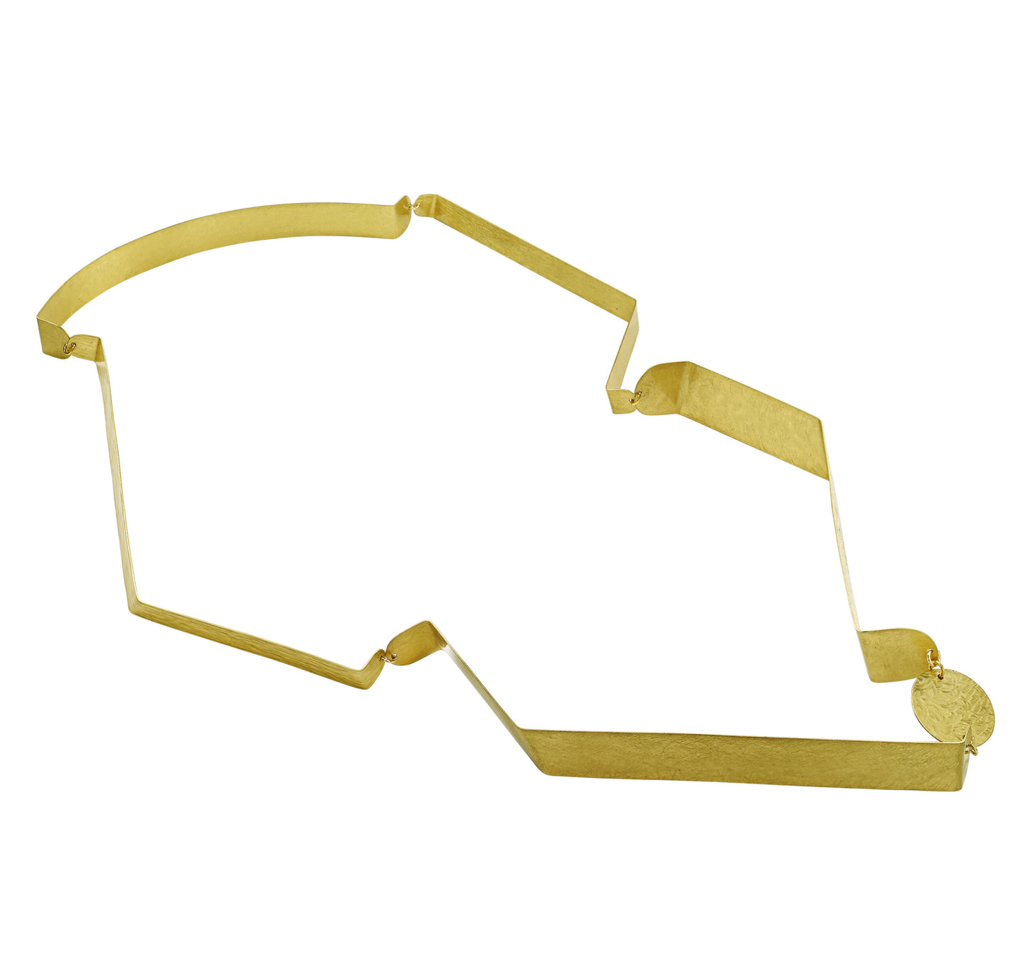 SHARE 3 Long Over the Head Multi-Part Statement Necklace from the FIGURE Collection