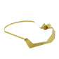 REFLECT 2 Expressive Angular Gold-Tone Necklace from the FIGURE Collection