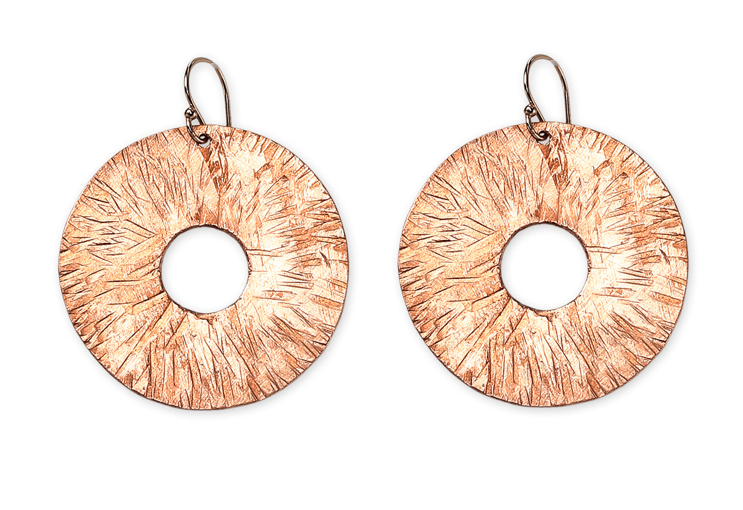 BURST Understated Disc Earrings explode with style