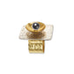 DANCE Square flat Ring-Adjustable, Accent Bead Options