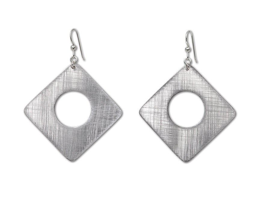 MOSS Simple Angular Metal Dangle Earrings
