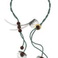 SOFIA Adjustable, Artistic Pattern Thread and Wood Necklace