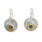 SPARK SMALL Perfect Go-To Mixed Metal Earrings with Metal and Accent Bead Options from the SCULPTURAL Collection