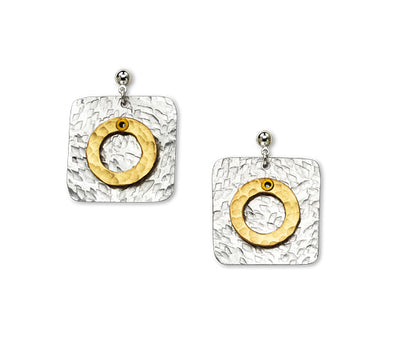 DANCE Classic Square Post Dangle Earring