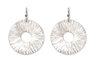 BURST Understated Disc Earrings explode with style