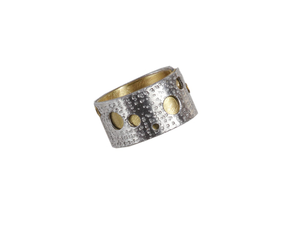 CHILL Unisex Mixed Metal Adjustable Band from the MACHINE Collection
